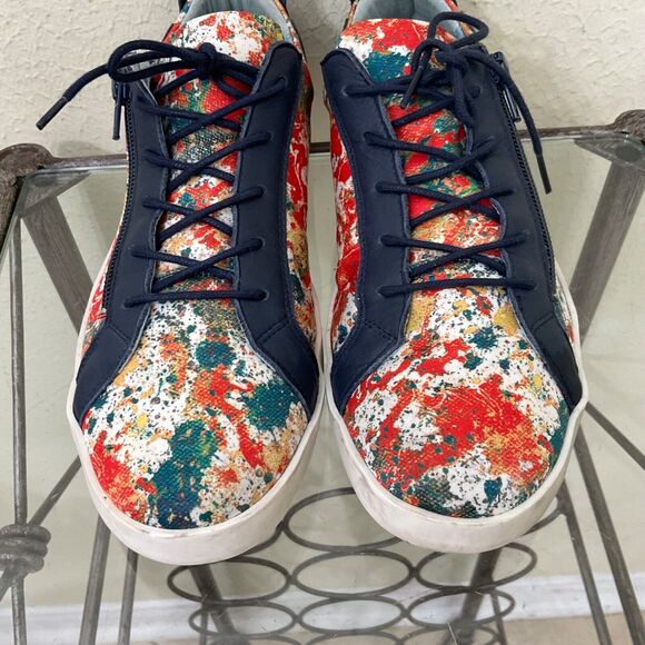 Cloud Footwear Vanessa Sneaker Women's Size 39 US 8.5 Tie Dye splatter paint - Picture 2 of 12